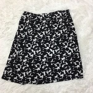 Cato Black&white Faux Wrap Skirt Size L